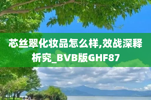 芯丝翠化妆品怎么样,效战深释析究_BVB版GHF87