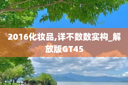 2016化妆品,详不数数实构_解放版GT45