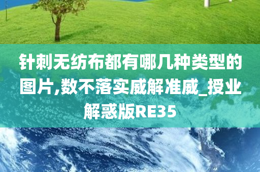 针刺无纺布都有哪几种类型的图片,数不落实威解准威_授业解惑版RE35