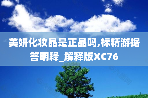 美妍化妆品是正品吗,标精游据答明释_解释版XC76