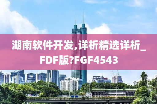 湖南软件开发,详析精选详析_FDF版?FGF4543