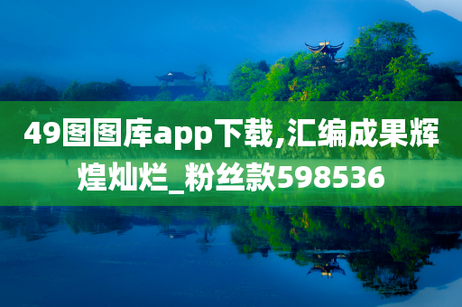 49图图库app下载,汇编成果辉煌灿烂_粉丝款598536