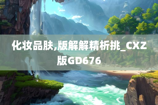 化妆品肤,版解解精析挑_CXZ版GD676