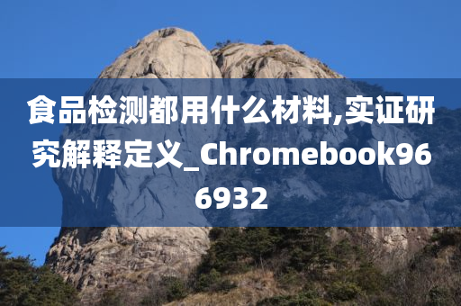 食品检测都用什么材料,实证研究解释定义_Chromebook966932