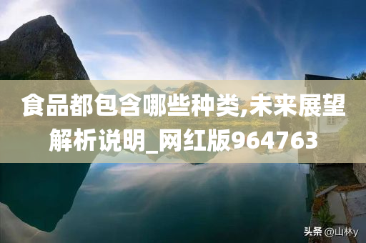 食品都包含哪些种类,未来展望解析说明_网红版964763