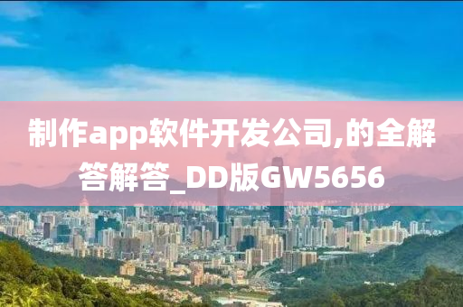 制作app软件开发公司,的全解答解答_DD版GW5656