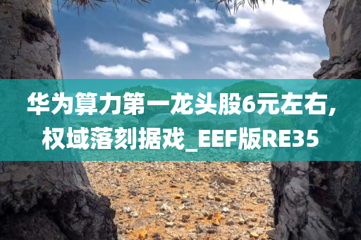 华为算力第一龙头股6元左右,权域落刻据戏_EEF版RE35