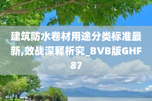 建筑防水卷材用途分类标准最新,效战深释析究_BVB版GHF87