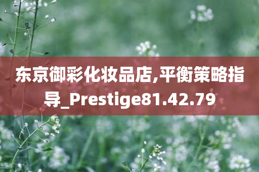 东京御彩化妆品店,平衡策略指导_Prestige81.42.79