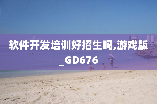 软件开发培训好招生吗,游戏版_GD676