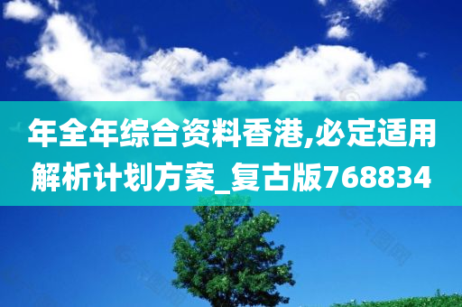 年全年综合资料香港,必定适用解析计划方案_复古版768834