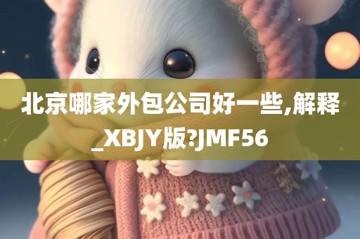 北京哪家外包公司好一些,解释_XBJY版?JMF56