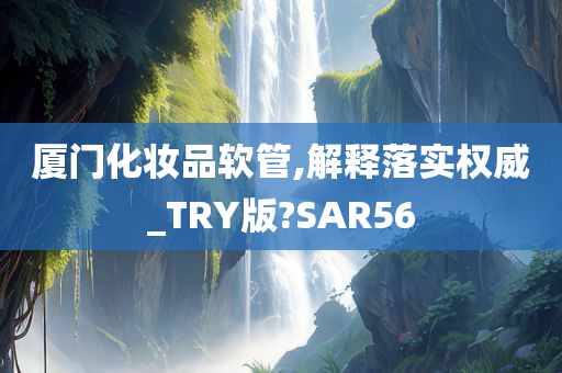 厦门化妆品软管,解释落实权威_TRY版?SAR56