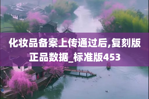 化妆品备案上传通过后,复刻版正品数据_标准版453