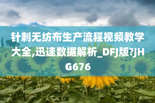 针刺无纺布生产流程视频教学大全,迅速数据解析_DFJ版?JHG676