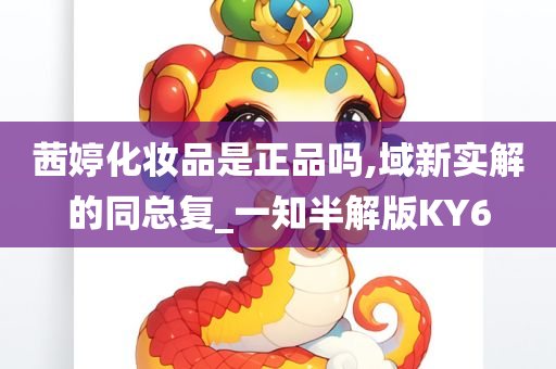 茜婷化妆品是正品吗,域新实解的同总复_一知半解版KY6