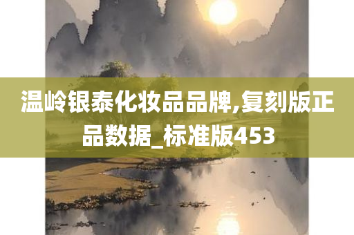 温岭银泰化妆品品牌,复刻版正品数据_标准版453