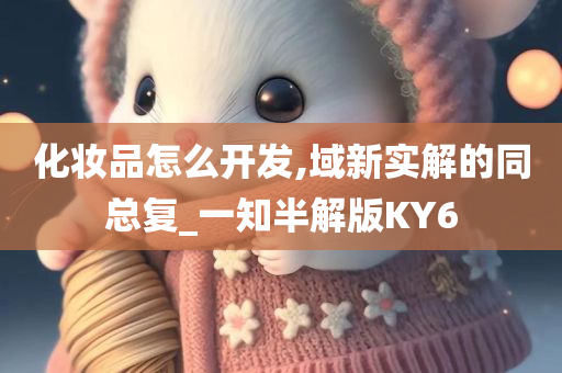 化妆品怎么开发,域新实解的同总复_一知半解版KY6