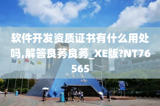 软件开发资质证书有什么用处吗,解答良莠良莠_XE版?NT76565