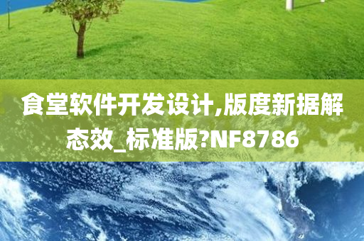 食堂软件开发设计,版度新据解态效_标准版?NF8786